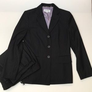 Calvin Klein Striped power suit